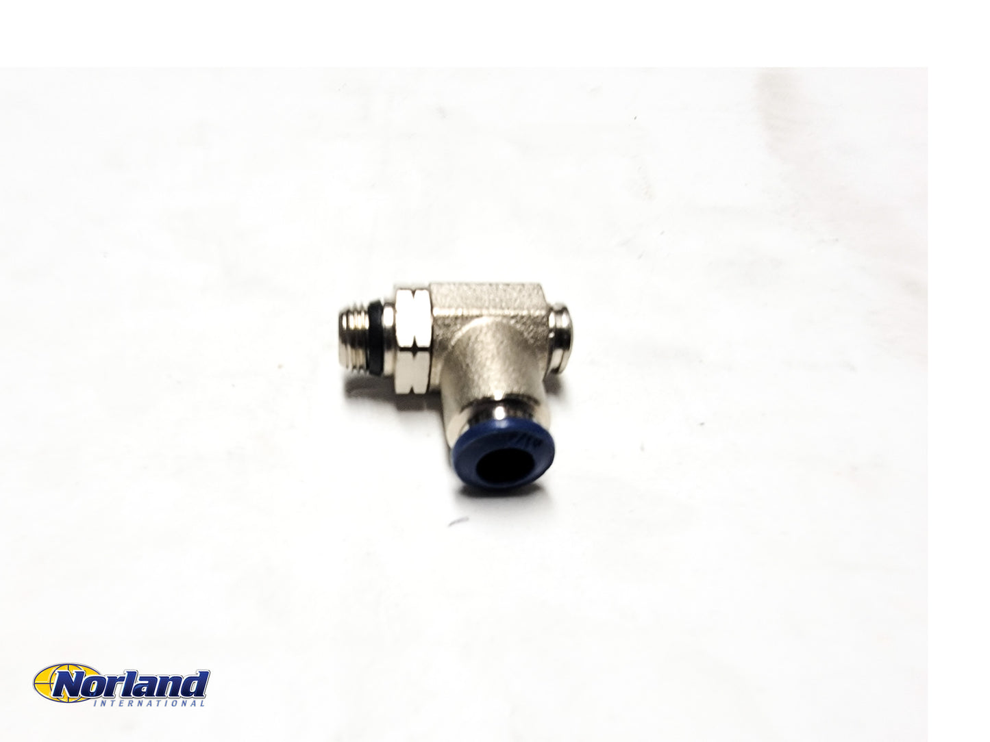 1/8" MPT x 1/4" Push-To-Connect Elbow With Flow Control