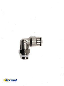 1/8" NPT x 1/4" Push-To-Connect 90° Elbow Adapter