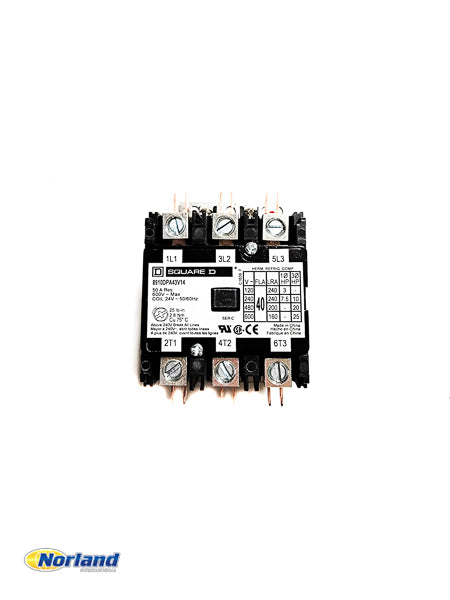 40 Amp, 3 Pole Contactor